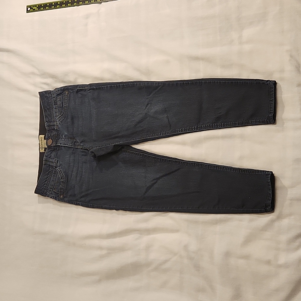 Democracy jeans mid rise skinny crop women's 10‎ blue